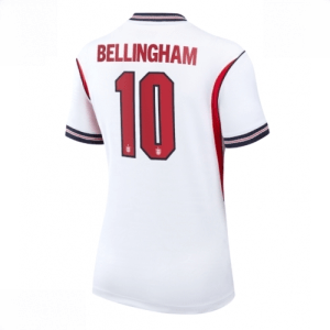 Echipament fotbal Anglia Jude Bellingham #10 Tricou Acasa Mondial 2026 pentru femei maneca scurta