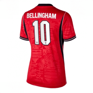Echipament fotbal Anglia Jude Bellingham #10 Tricou Deplasare Mondial 2026 pentru femei maneca scurta