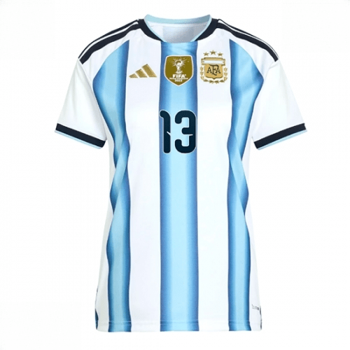 Echipament fotbal Argentina Cristian Romero #13 Tricou Acasa Mondial 2026 pentru femei maneca scurta 2 Echipament fotbal Argentina Cristian Romero #13 Tricou Acasa Mondial 2026 pentru femei maneca scurta - imagine 2