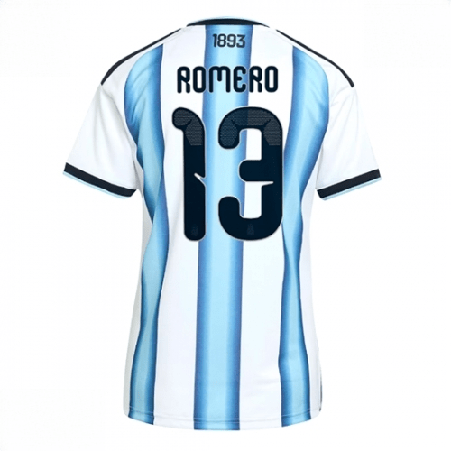 Echipament fotbal Argentina Cristian Romero #13 Tricou Acasa Mondial 2026 pentru femei maneca scurta 1 Echipament fotbal Argentina Cristian Romero #13 Tricou Acasa Mondial 2026 pentru femei maneca scurta