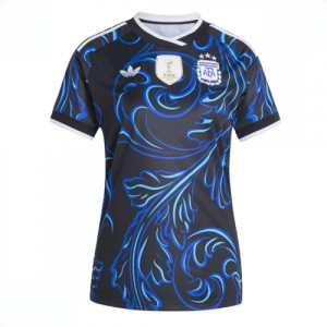 Echipament fotbal Argentina Tricou Deplasare Mondial 2026 pentru femei maneca scurta