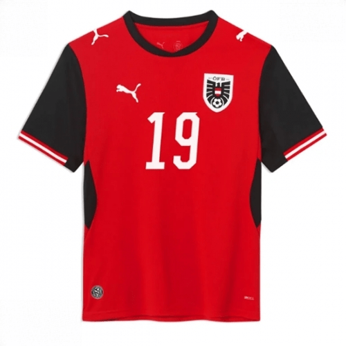 Echipament fotbal Austria Christoph Baumgartner #19 Tricou Acasa Mondial 2026 maneca scurta 2 Echipament fotbal Austria Christoph Baumgartner #19 Tricou Acasa Mondial 2026 maneca scurta - imagine 2