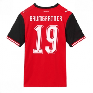 Echipament fotbal Austria Christoph Baumgartner #19 Tricou Acasa Mondial 2026 maneca scurta