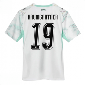 Echipament fotbal Austria Christoph Baumgartner #19 Tricou Deplasare Mondial 2026 maneca scurta