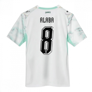 Echipament fotbal Austria David Alaba #8 Tricou Deplasare Mondial 2026 maneca scurta