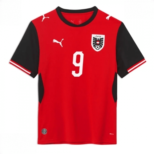 Echipament fotbal Austria Marcel Sabitzer #9 Tricou Acasa Mondial 2026 maneca scurta 2 Echipament fotbal Austria Marcel Sabitzer #9 Tricou Acasa Mondial 2026 maneca scurta - imagine 2