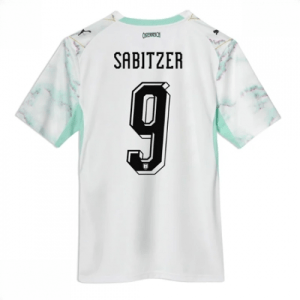 Echipament fotbal Austria Marcel Sabitzer #9 Tricou Deplasare Mondial 2026 maneca scurta
