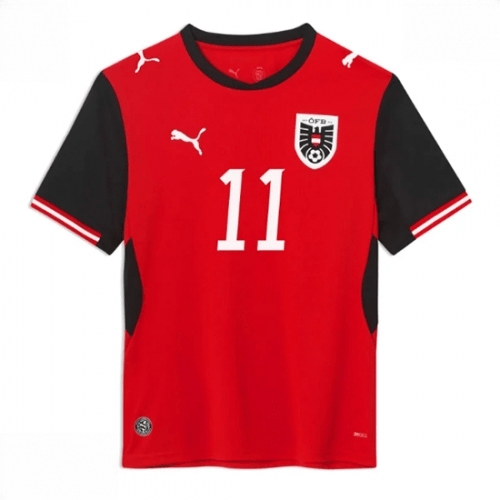 Echipament fotbal Austria Michael Gregoritsch #11 Tricou Acasa Mondial 2026 maneca scurta 2 Echipament fotbal Austria Michael Gregoritsch #11 Tricou Acasa Mondial 2026 maneca scurta - imagine 2