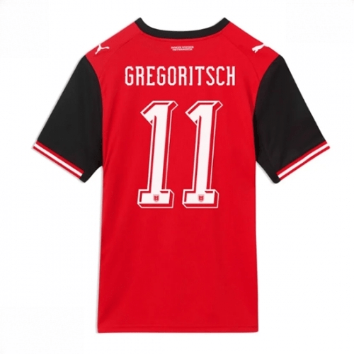 Echipament fotbal Austria Michael Gregoritsch #11 Tricou Acasa Mondial 2026 maneca scurta 1 Echipament fotbal Austria Michael Gregoritsch #11 Tricou Acasa Mondial 2026 maneca scurta