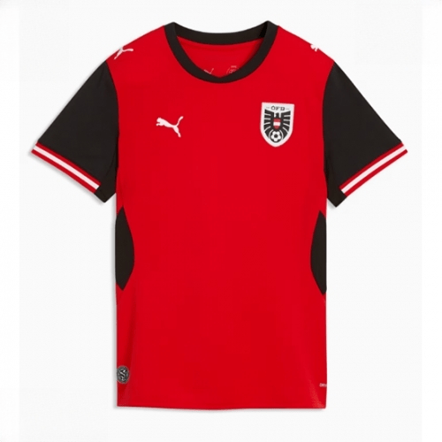 Echipament fotbal Austria Tricou Acasa Mondial 2026 pentru femei maneca scurta 1 Echipament fotbal Austria Tricou Acasa Mondial 2026 pentru femei maneca scurta