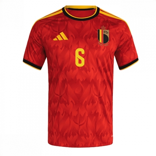 Echipament fotbal Belgia Axel Witsel #6 Tricou Acasa Mondial 2026 maneca scurta 2 Echipament fotbal Belgia Axel Witsel #6 Tricou Acasa Mondial 2026 maneca scurta - imagine 2