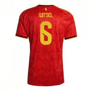 Echipament fotbal Belgia Axel Witsel #6 Tricou Acasa Mondial 2026 maneca scurta