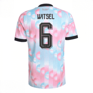 Echipament fotbal Belgia Axel Witsel #6 Tricou Deplasare Mondial 2026 maneca scurta