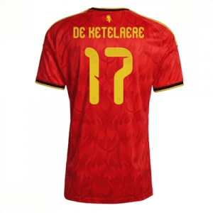 Echipament fotbal Belgia Charles De Ketelaere #17 Tricou Acasa Mondial 2026 maneca scurta