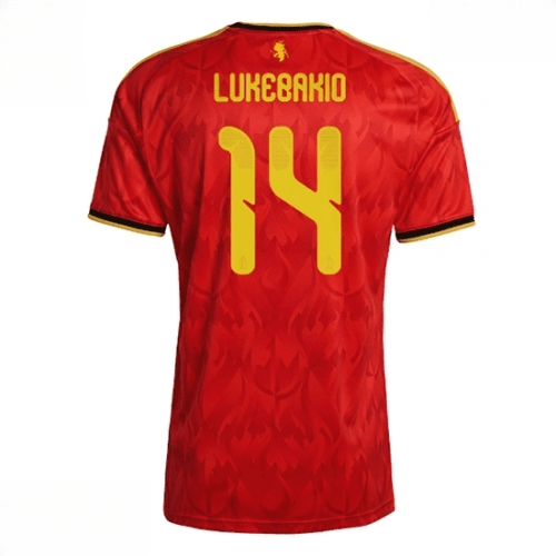 Echipament fotbal Belgia Dodi Lukebakio #14 Tricou Acasa Mondial 2026 maneca scurta 1 Echipament fotbal Belgia Dodi Lukebakio #14 Tricou Acasa Mondial 2026 maneca scurta