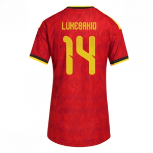 Echipament fotbal Belgia Dodi Lukebakio #14 Tricou Acasa Mondial 2026 pentru femei maneca scurta