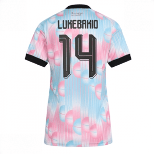 Echipament fotbal Belgia Dodi Lukebakio #14 Tricou Deplasare Mondial 2026 pentru femei maneca scurta