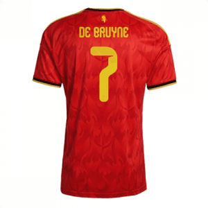 Echipament fotbal Belgia Kevin De Bruyne #7 Tricou Acasa Mondial 2026 maneca scurta
