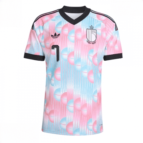 Echipament fotbal Belgia Kevin De Bruyne #7 Tricou Deplasare Mondial 2026 maneca scurta 2 Echipament fotbal Belgia Kevin De Bruyne #7 Tricou Deplasare Mondial 2026 maneca scurta - imagine 2