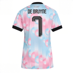 Echipament fotbal Belgia Kevin De Bruyne #7 Tricou Deplasare Mondial 2026 pentru femei maneca scurta