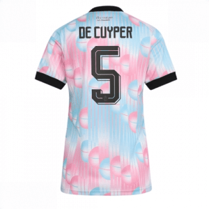 Echipament fotbal Belgia Maxim De Cuyper #5 Tricou Deplasare Mondial 2026 pentru femei maneca scurta