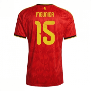 Echipament fotbal Belgia Thomas Meunier #15 Tricou Acasa Mondial 2026 maneca scurta