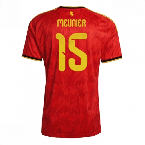 Echipament fotbal Belgia Thomas Meunier #15 Tricou Acasa Mondial 2026 maneca scurta 1 Echipament fotbal Belgia Thomas Meunier #15 Tricou Acasa Mondial 2026 maneca scurta
