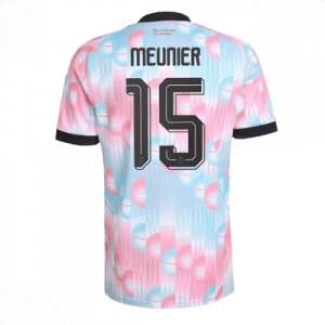 Echipament fotbal Belgia Thomas Meunier #15 Tricou Deplasare Mondial 2026 maneca scurta
