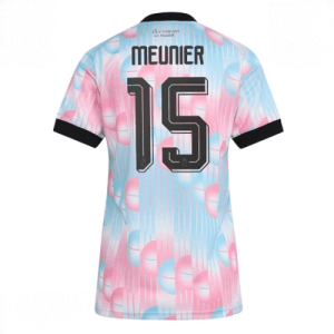Echipament fotbal Belgia Thomas Meunier #15 Tricou Deplasare Mondial 2026 pentru femei maneca scurta