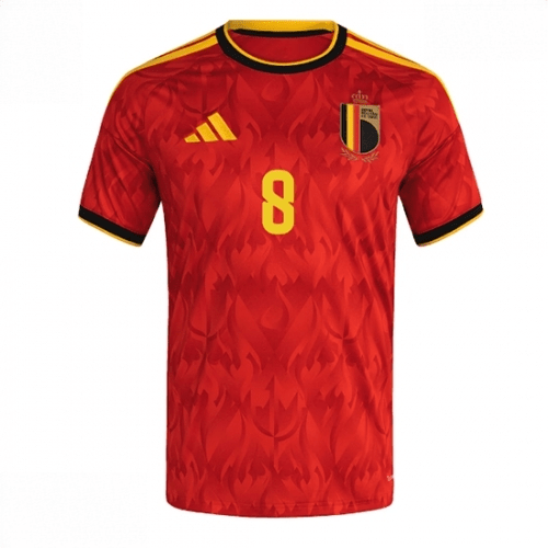 Echipament fotbal Belgia Youri Tielemans #8 Tricou Acasa Mondial 2026 maneca scurta 2 Echipament fotbal Belgia Youri Tielemans #8 Tricou Acasa Mondial 2026 maneca scurta - imagine 2