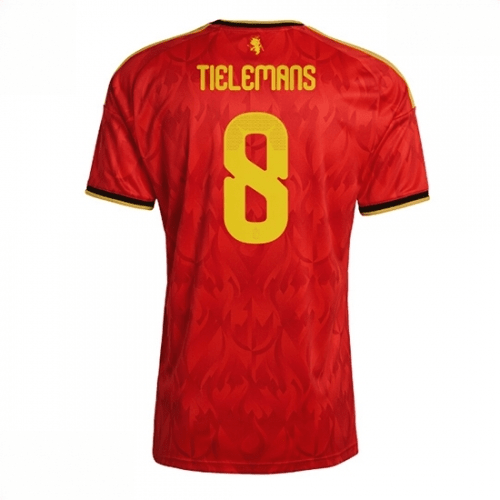 Echipament fotbal Belgia Youri Tielemans #8 Tricou Acasa Mondial 2026 maneca scurta 1 Echipament fotbal Belgia Youri Tielemans #8 Tricou Acasa Mondial 2026 maneca scurta