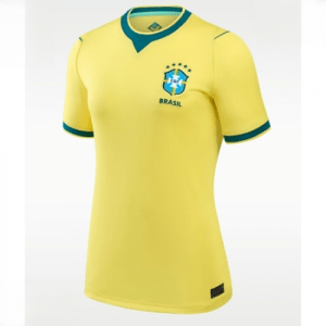 Echipament fotbal Brazilia Tricou Acasa Mondial 2026 pentru femei maneca scurta