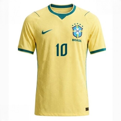 Echipament fotbal Brazilia Vinicius Junior #10 Tricou Acasa Mondial 2026 maneca scurta 2 Echipament fotbal Brazilia Vinicius Junior #10 Tricou Acasa Mondial 2026 maneca scurta - imagine 2