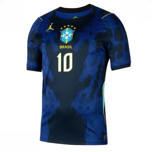 Echipament fotbal Brazilia Vinicius Junior #10 Tricou Deplasare Mondial 2026 maneca scurta 2 Echipament fotbal Brazilia Vinicius Junior #10 Tricou Deplasare Mondial 2026 maneca scurta - imagine 2
