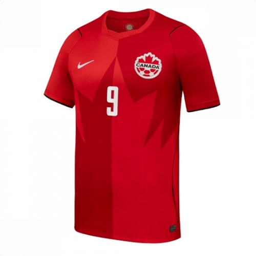 Echipament fotbal Canada Cyle Larin #9 Tricou Acasa Mondial 2026 maneca scurta 2 Echipament fotbal Canada Cyle Larin #9 Tricou Acasa Mondial 2026 maneca scurta - imagine 2