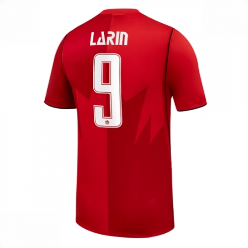 Echipament fotbal Canada Cyle Larin #9 Tricou Acasa Mondial 2026 maneca scurta 1 Echipament fotbal Canada Cyle Larin #9 Tricou Acasa Mondial 2026 maneca scurta