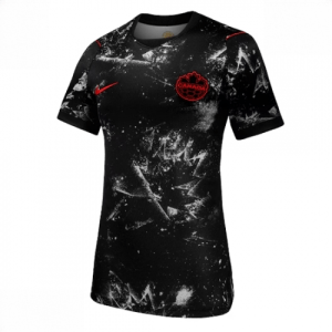 Echipament fotbal Canada Tricou Deplasare Mondial 2026 pentru femei maneca scurta