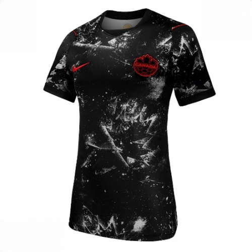 Echipament fotbal Canada Tricou Deplasare Mondial 2026 pentru femei maneca scurta 1 Echipament fotbal Canada Tricou Deplasare Mondial 2026 pentru femei maneca scurta