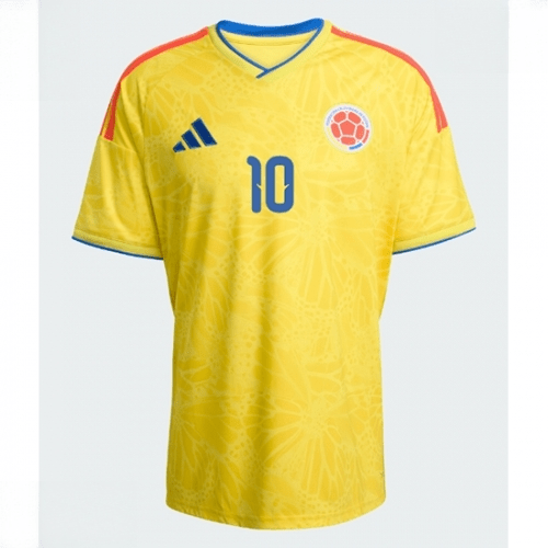 Echipament fotbal Columbia James Rodriguez #10 Tricou Acasa Mondial 2026 maneca scurta 2 Echipament fotbal Columbia James Rodriguez #10 Tricou Acasa Mondial 2026 maneca scurta - imagine 2