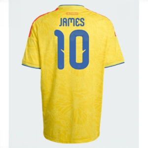 Echipament fotbal Columbia James Rodriguez #10 Tricou Acasa Mondial 2026 maneca scurta