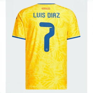 Echipament fotbal Columbia Luis Diaz #7 Tricou Acasa Mondial 2026 maneca scurta