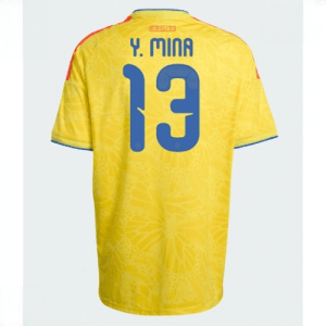 Echipament fotbal Columbia Yerry Mina #13 Tricou Acasa Mondial 2026 maneca scurta