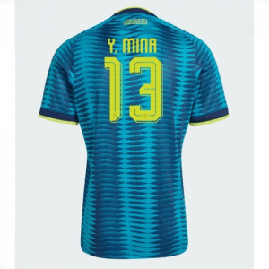 Echipament fotbal Columbia Yerry Mina #13 Tricou Deplasare Mondial 2026 maneca scurta