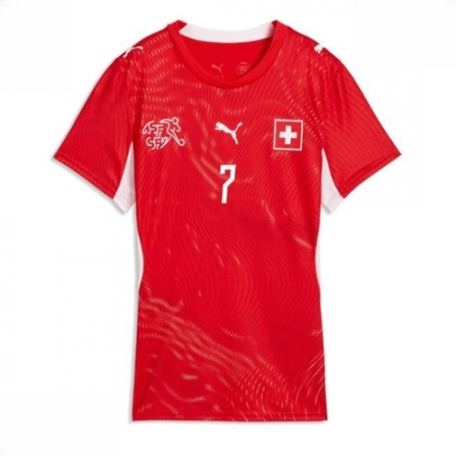 Echipament fotbal Elveția Breel Embolo #7 Tricou Acasa Mondial 2026 pentru femei maneca scurta 2 Echipament fotbal Elveția Breel Embolo #7 Tricou Acasa Mondial 2026 pentru femei maneca scurta - imagine 2