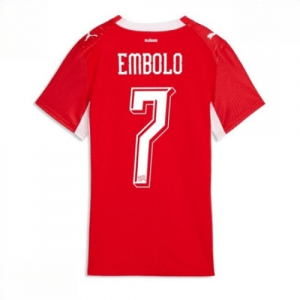 Echipament fotbal Elveția Breel Embolo #7 Tricou Acasa Mondial 2026 pentru femei maneca scurta