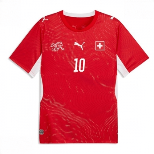 Echipament fotbal Elveția Granit Xhaka #10 Tricou Acasa Mondial 2026 maneca scurta 2 Echipament fotbal Elveția Granit Xhaka #10 Tricou Acasa Mondial 2026 maneca scurta - imagine 2