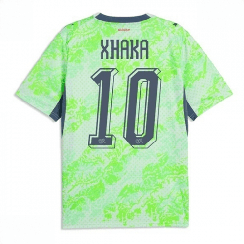 Echipament fotbal Elveția Granit Xhaka #10 Tricou Deplasare Mondial 2026 maneca scurta 1 Echipament fotbal Elveția Granit Xhaka #10 Tricou Deplasare Mondial 2026 maneca scurta