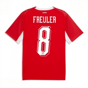 Echipament fotbal Elveția Remo Freuler #8 Tricou Acasa Mondial 2026 maneca scurta
