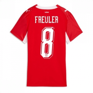Echipament fotbal Elveția Remo Freuler #8 Tricou Acasa Mondial 2026 pentru femei maneca scurta
