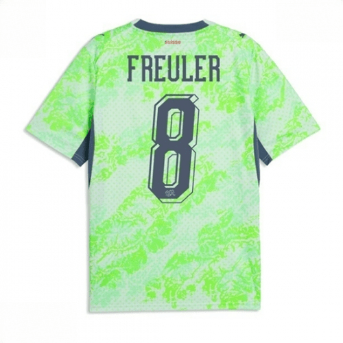 Echipament fotbal Elveția Remo Freuler #8 Tricou Deplasare Mondial 2026 maneca scurta 1 Echipament fotbal Elveția Remo Freuler #8 Tricou Deplasare Mondial 2026 maneca scurta